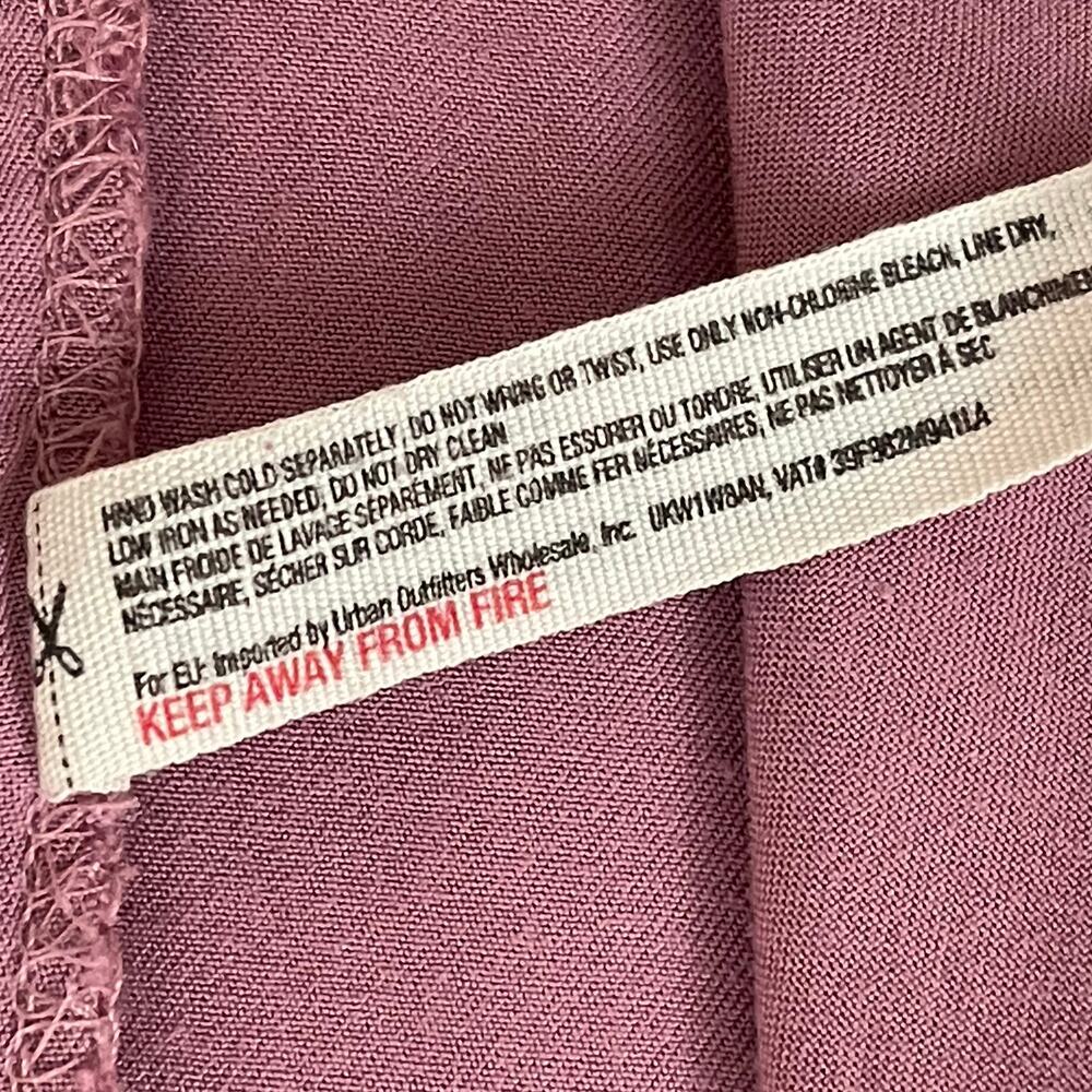 Free People Intimately Tattered Up Slip Dress - Mauve - Size S - Picture 7 of 7